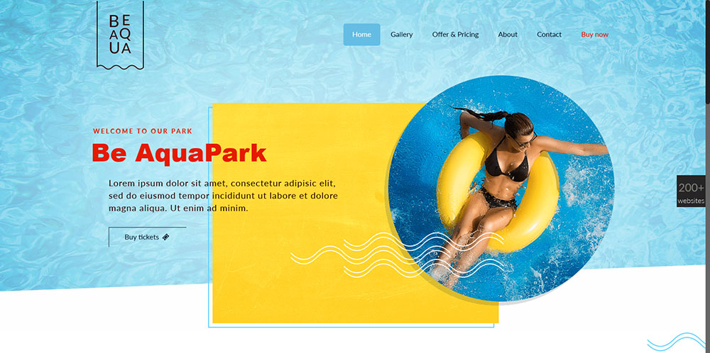 aquapark May: Latest Pre-Built Websites for WordPress