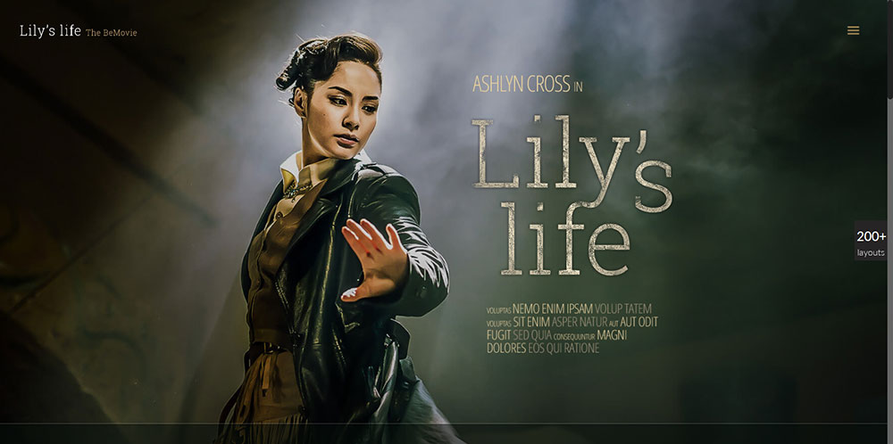 movie Movie Website Design – Check Out This Pre-Built Awesomeness