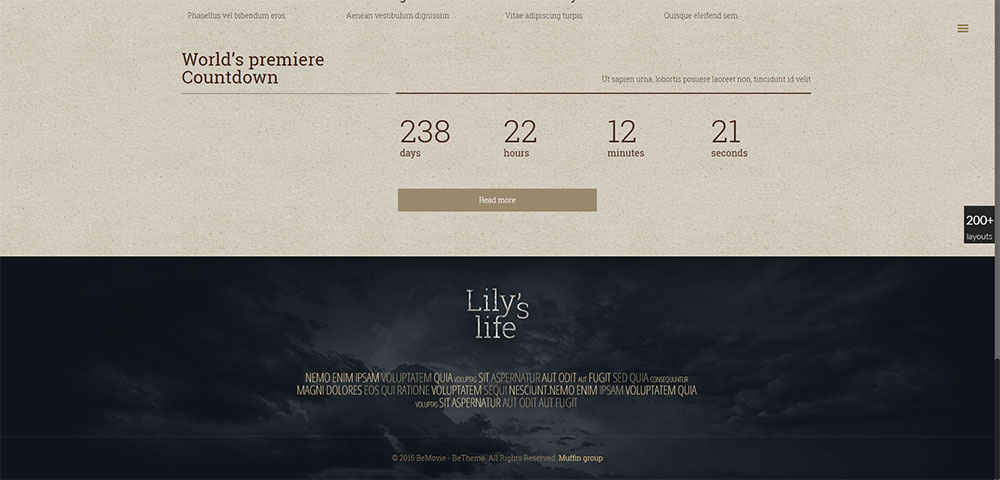 movie_footer Movie Website Design – Check Out This Pre-Built Awesomeness