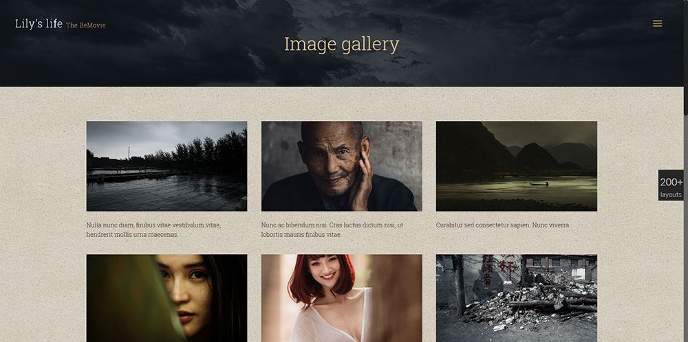 movie_image-gallery Movie Website Design – Check Out This Pre-Built Awesomeness