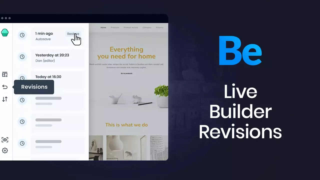 How to manage Revisions in Muffin Live Builder?