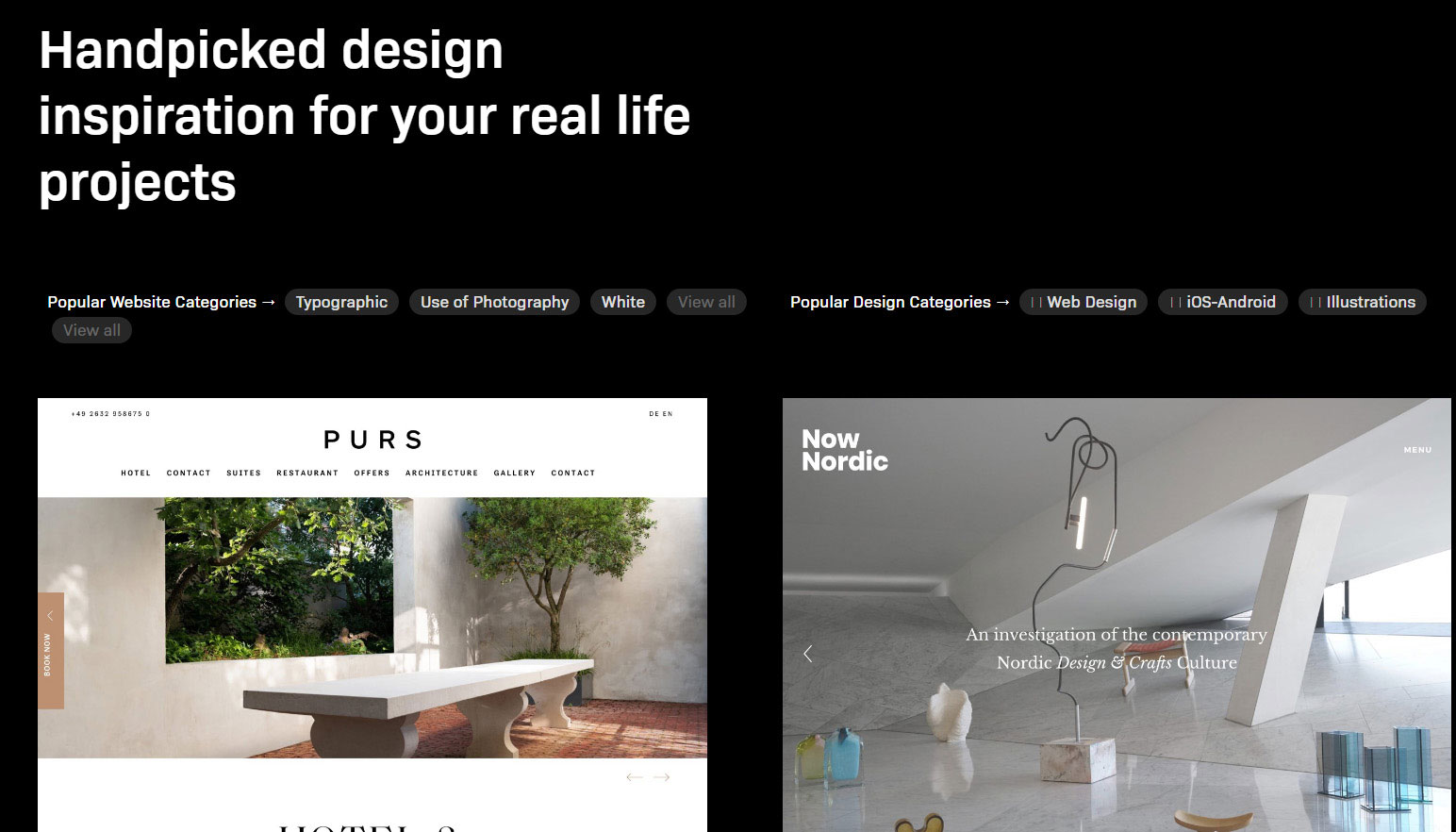 Uijar Website inspiration: where to look for the recent design trends