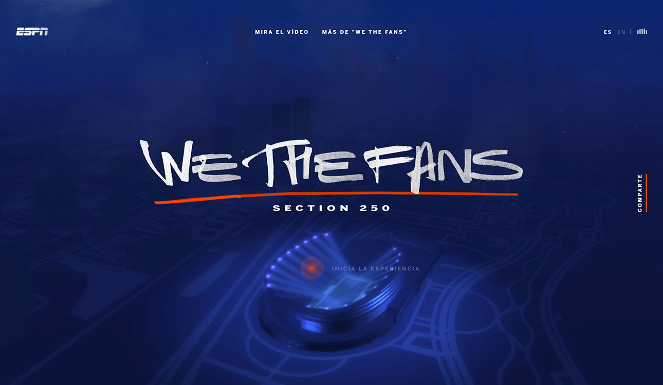 We-The-Fans Website inspiration: where to look for the recent design trends