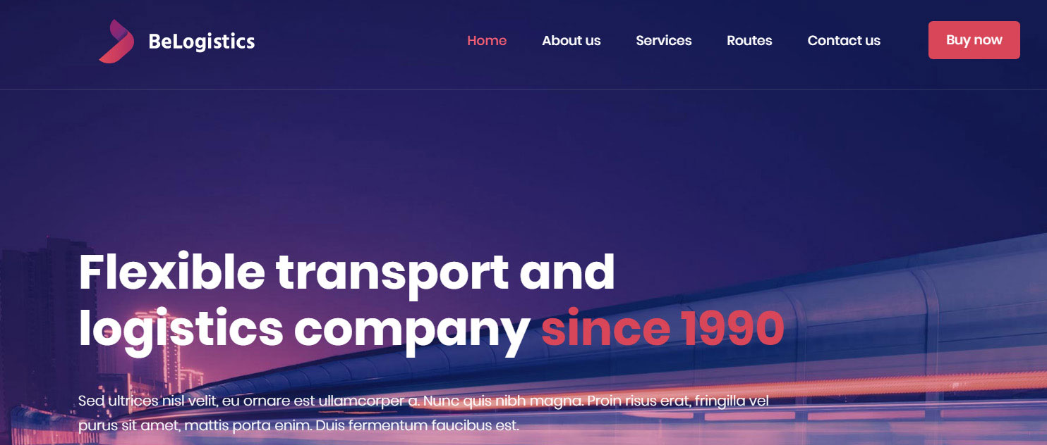 logistics Website inspiration: where to look for the recent design trends