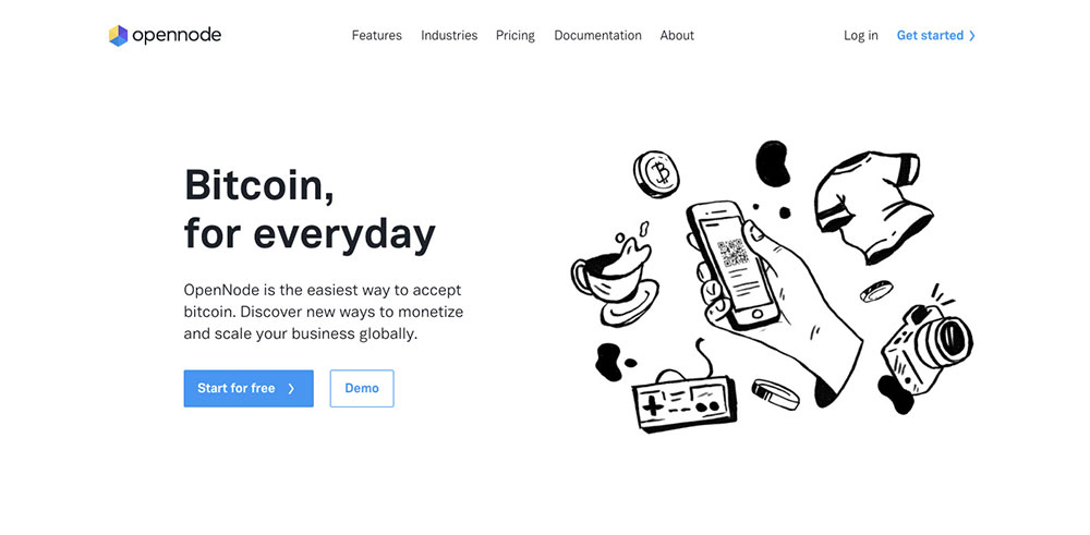 opennode The best 30 business website designs to take as example