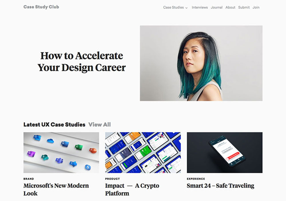 starting1-2 A showcase of great blog design examples to inspire you