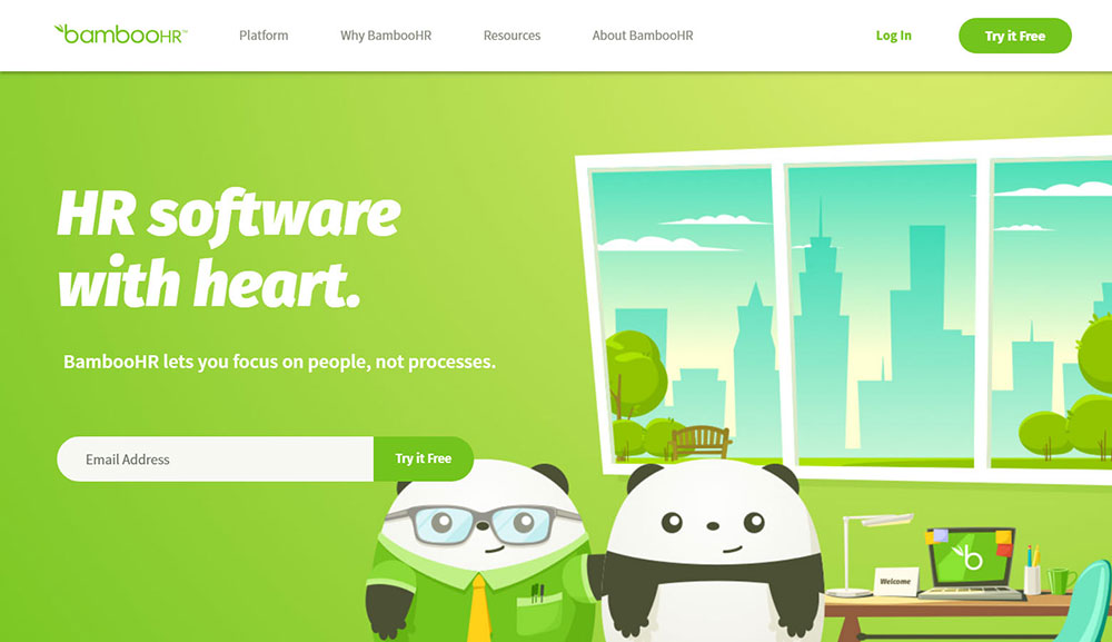 Bamboohr The best software websites to inspire yourself from