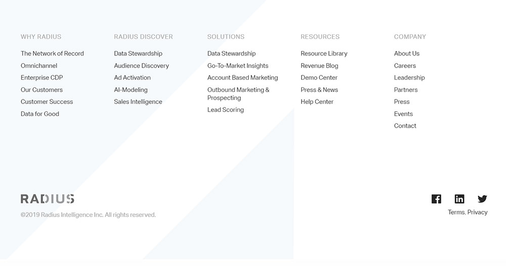 Call-to-action-buttons Website footer examples that should inspire you