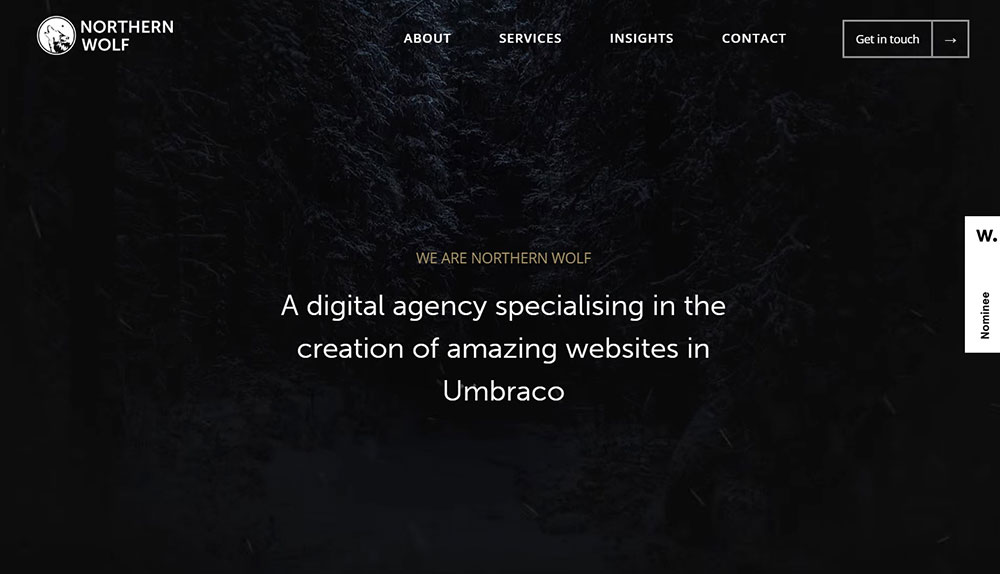 Define-the-Overall 26 Clean Website Design Examples