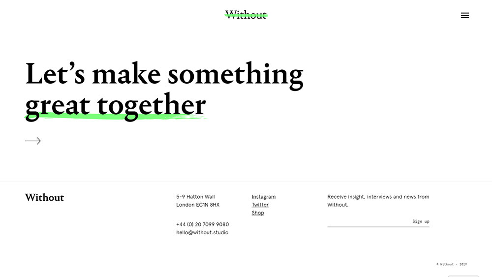 Full-site-map-link Website footer examples that should inspire you