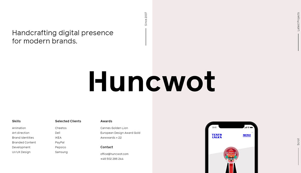 Total-Visual1 26 Clean Website Design Examples