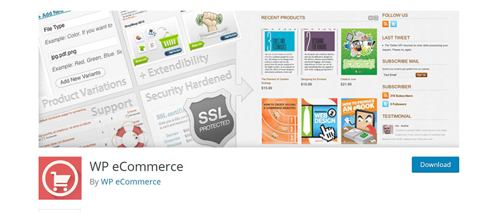WP-eCommerce WordPress eCommerce plugins you should consider