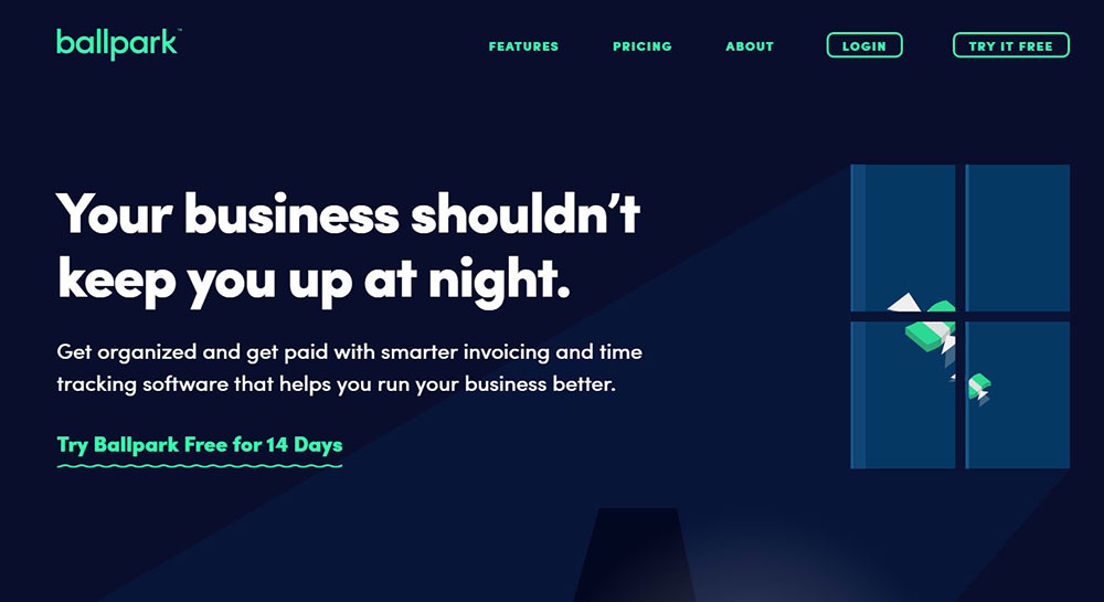 ballpark The best software websites to inspire yourself from