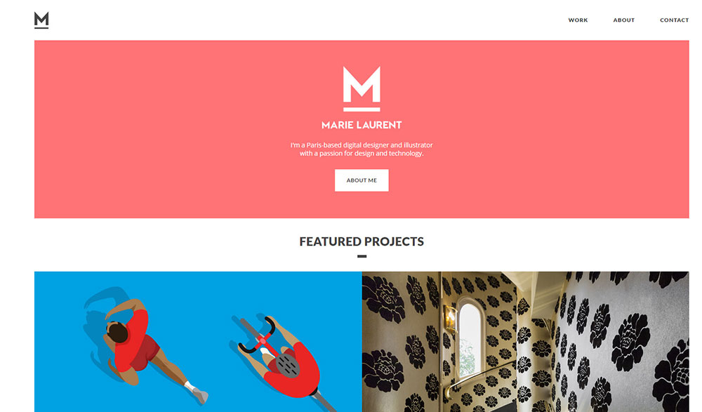 home-marialaurent 26 Clean Website Design Examples