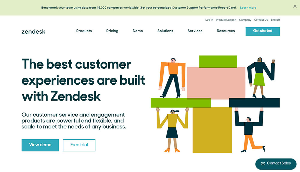 zendesk The best software websites to inspire yourself from