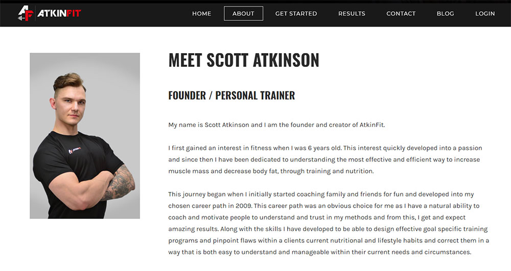 How To Design An Awesome Personal Trainer Website