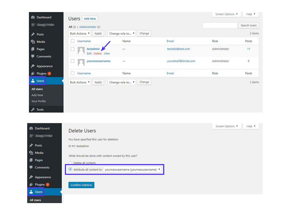 delete-user How to Change Your WordPress Username Without Messing Everything Up