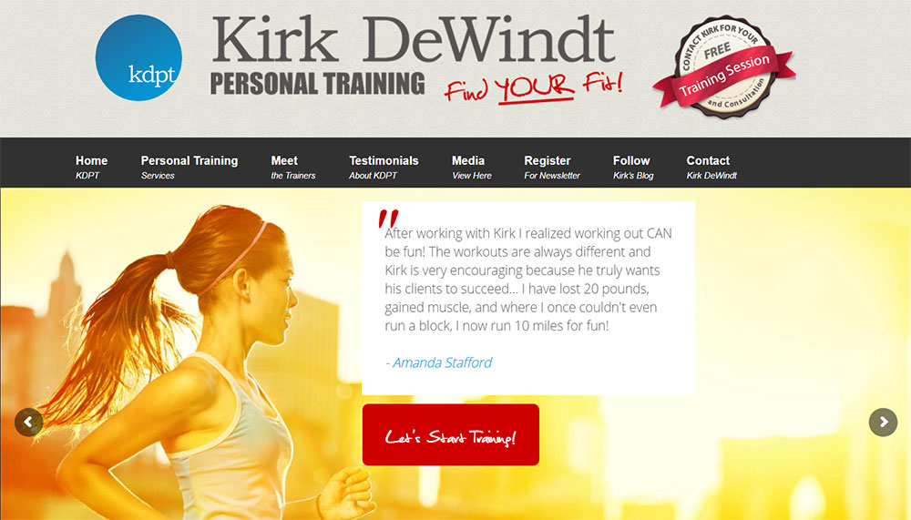 kirk How to Design an Awesome Personal Trainer Website