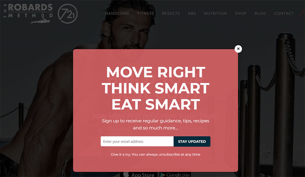robard How to Design an Awesome Personal Trainer Website