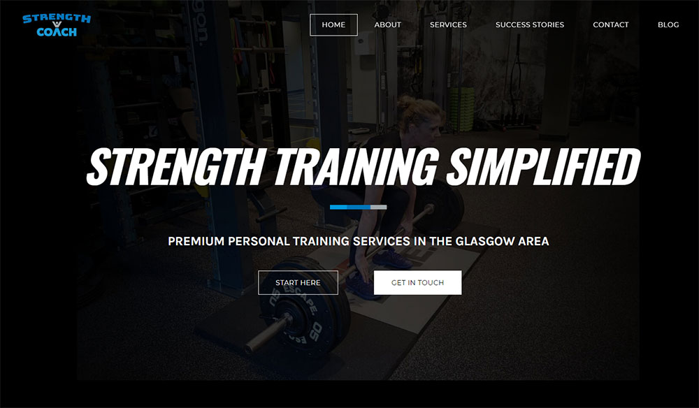 strength How to Design an Awesome Personal Trainer Website