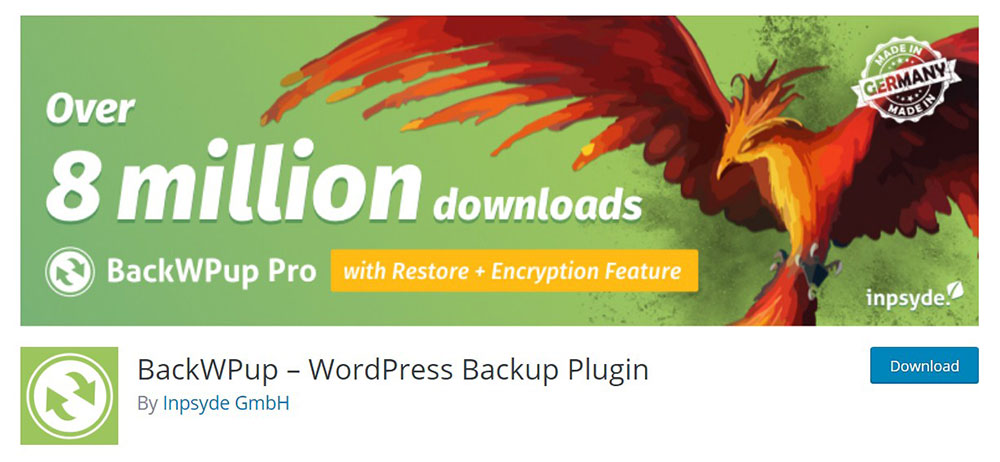 backwpup How to Backup a WordPress Site Easily