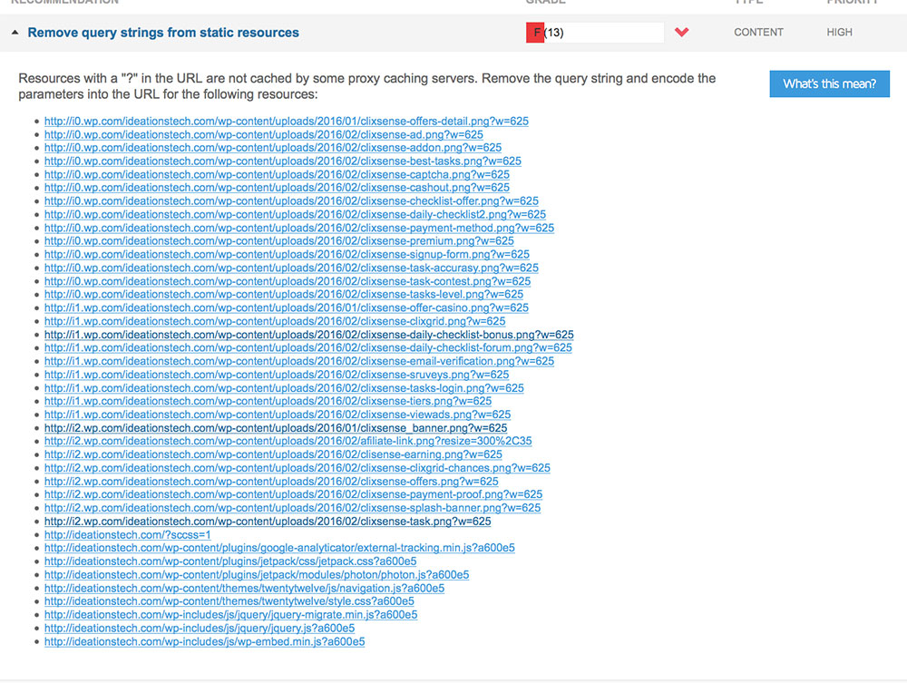 GTmatrix-Remove-Query-Strings-from-Static-Resources How to Remove Query Strings from Static Resources and Speed up Your Site