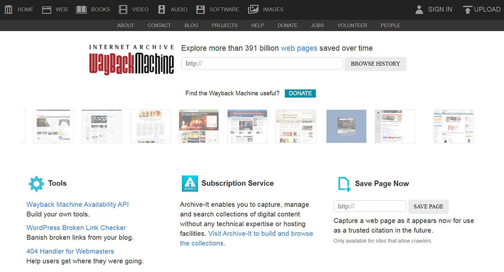wayback-machine The Best Time-Wasting Websites You Can Browse to Avoid Burnout