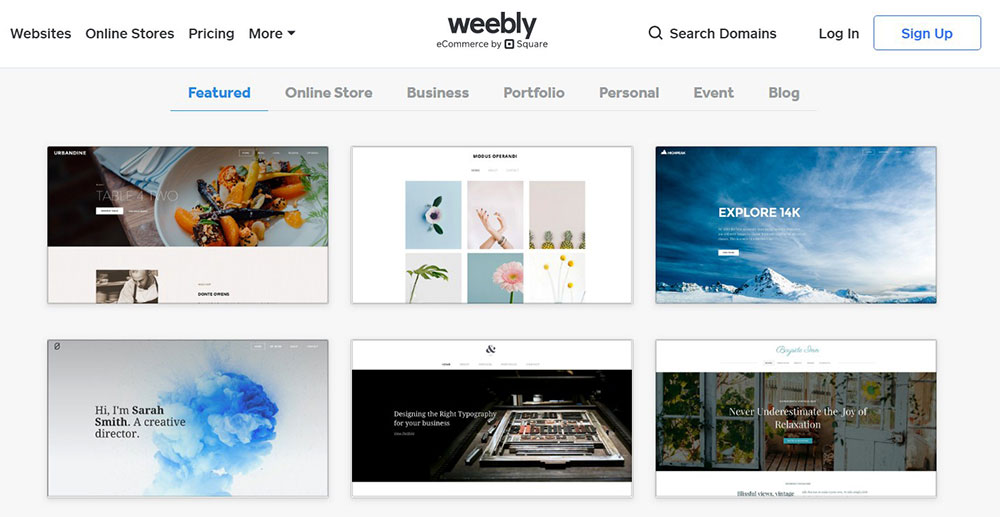 weebly-themes Weebly vs Wordpress: What to Use for an Online Shop