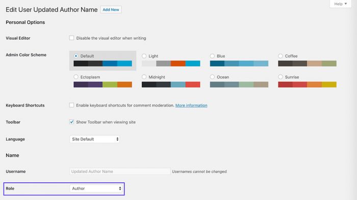 How to change the author in WordPress for a post