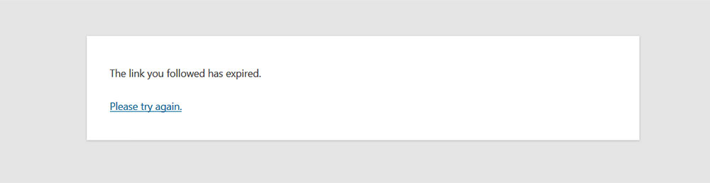 how-to-fix-the-link-you-followed-has-expired-error