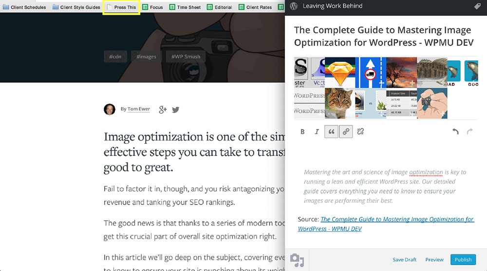 press-this How to fix "the link you followed has expired" error