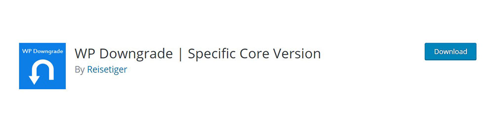 wp-downgrade-plugin How to downgrade WordPress (Easy to follow guide)
