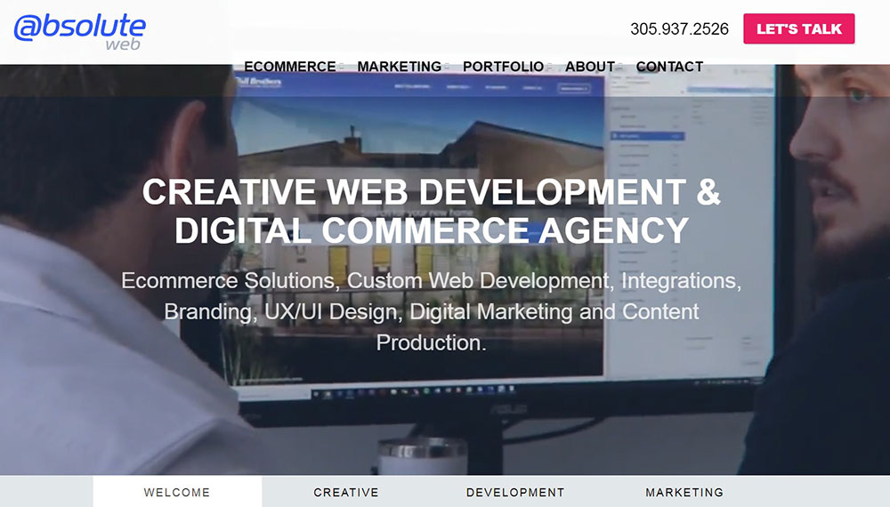 absolute-web-services The Best Agency Website Design Examples