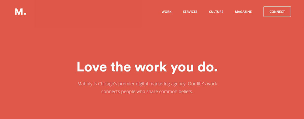 mabbly The Best Agency Website Design Examples