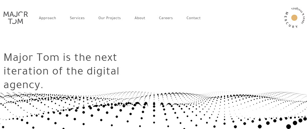 major-tom The Best Agency Website Design Examples