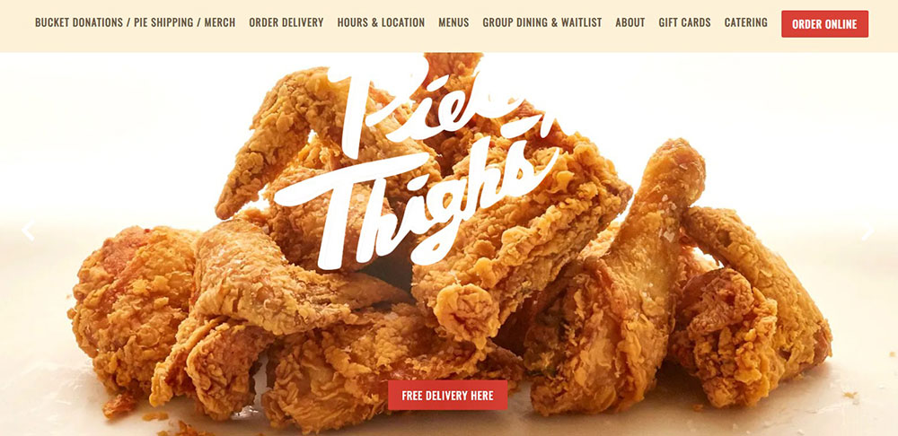 pies-thiegha The best restaurant websites with gorgeous web design