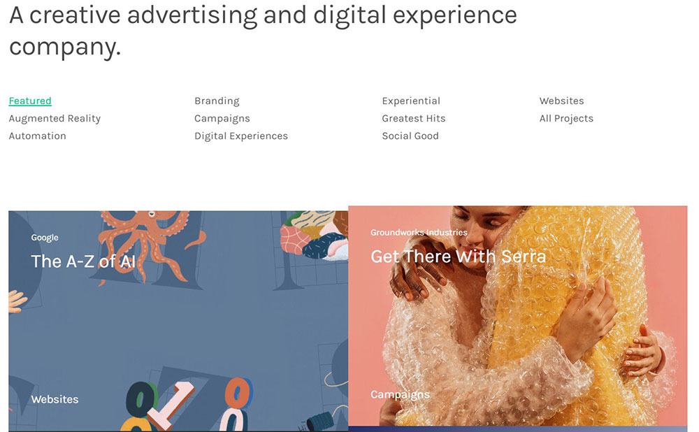 stinkstudios The Best Agency Website Design Examples