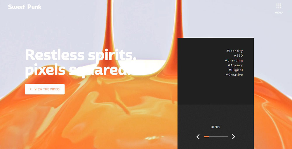 sweetpunk The Best Agency Website Design Examples