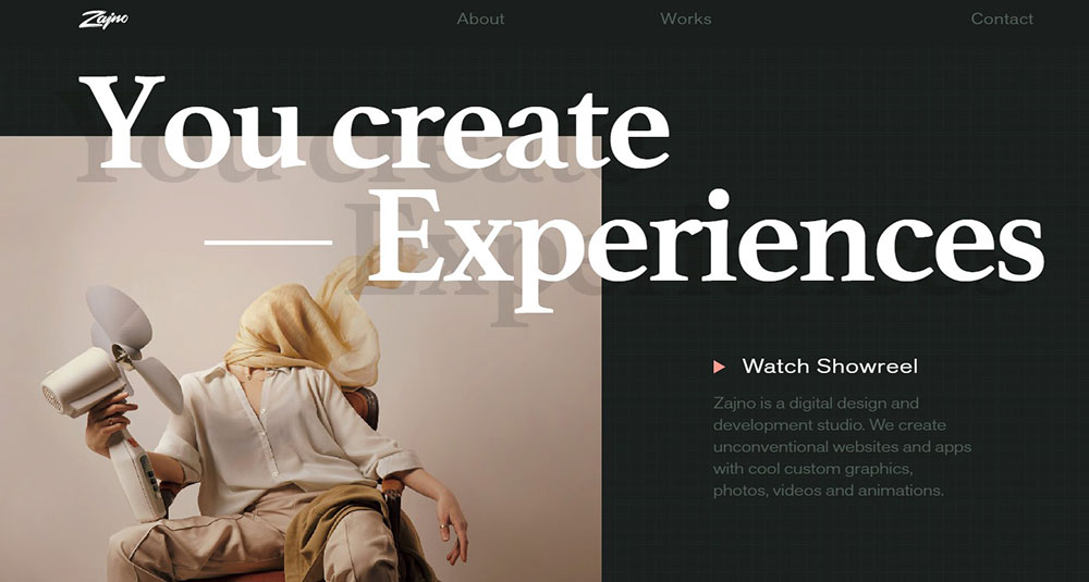 zajno The Best Agency Website Design Examples