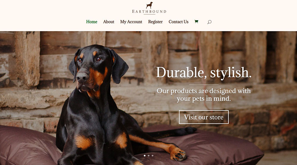 Earthbound WooCommerce websites that have amazing design and functionality