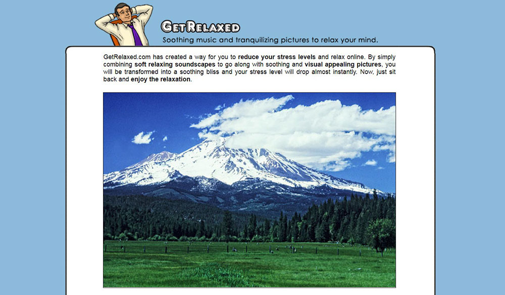 Get-Relaxed The best relaxing websites to calm you and relieve stress