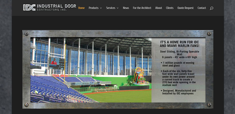 Hangar-Door The coolest black website design examples you can find online