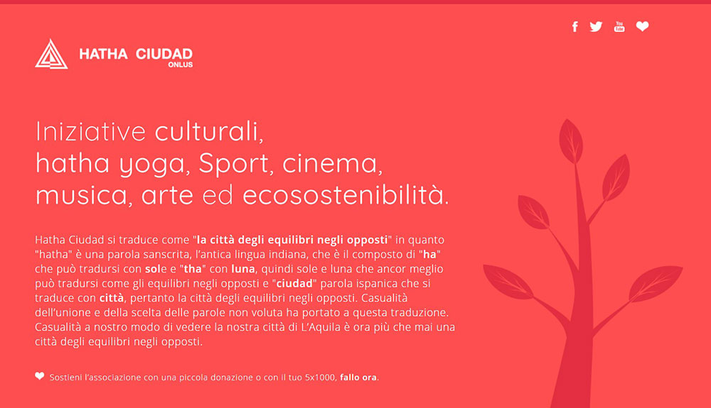 Hatha-Ciudad-Onlus Modern red websites with awesome color schemes