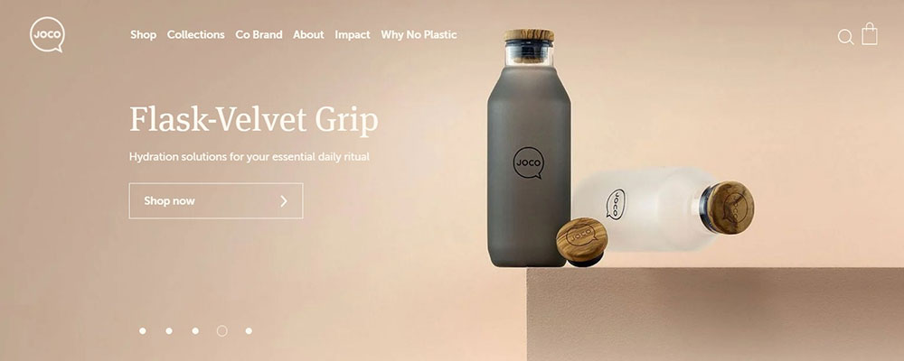 Joco-Cups WooCommerce websites that have amazing design and functionality