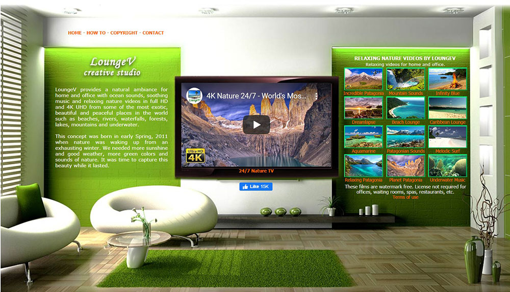 LoungeV-Studio The best relaxing websites to calm you and relieve stress