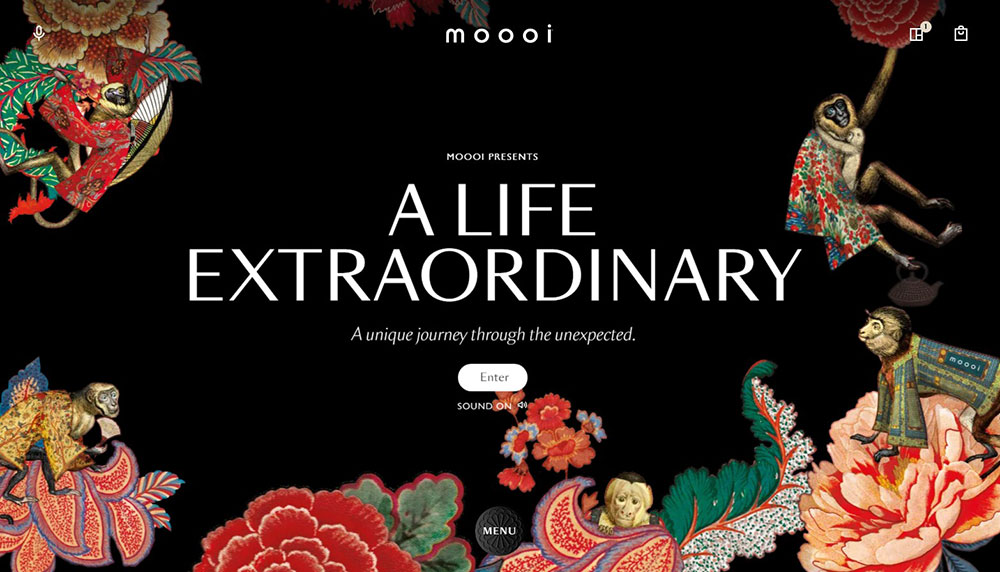 Moooi The coolest black website design examples you can find online