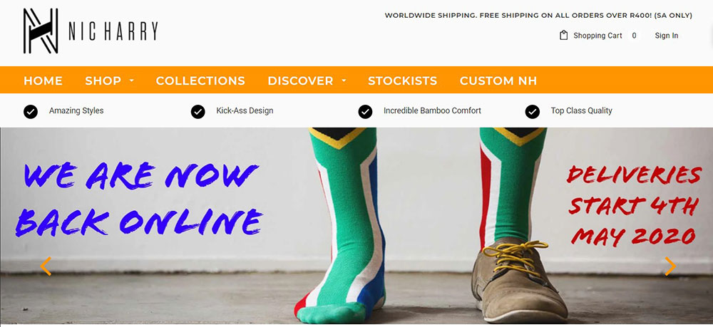 Nicharry WooCommerce websites that have amazing design and functionality