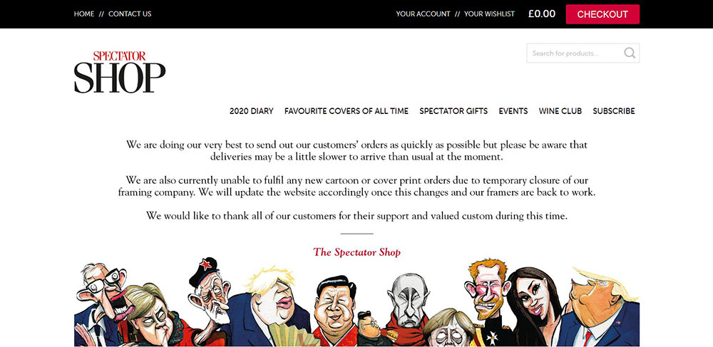 The-Spectator-Magazine-Shop WooCommerce websites that have amazing design and functionality