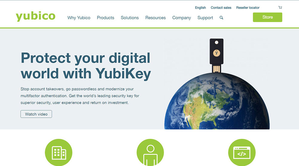 Yubico WooCommerce websites that have amazing design and functionality