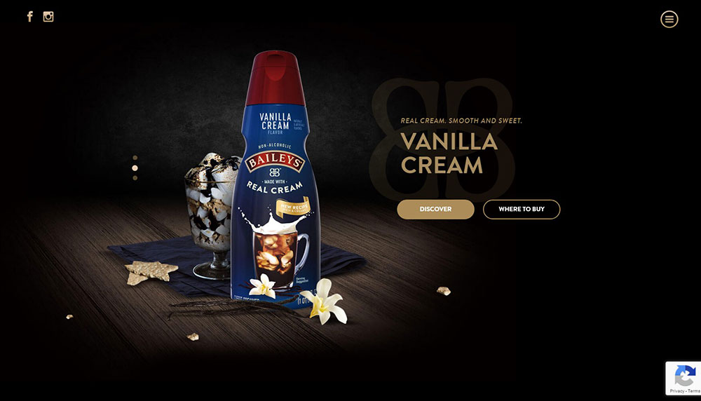 baileys The coolest black website design examples you can find online